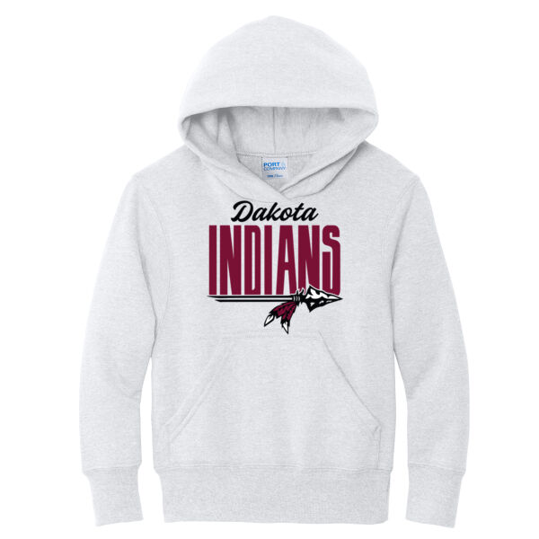 Dakota Back to School 2026 Logo 1 - Youth Core Fleece Pullover Hooded Sweatshirt Thumbnail