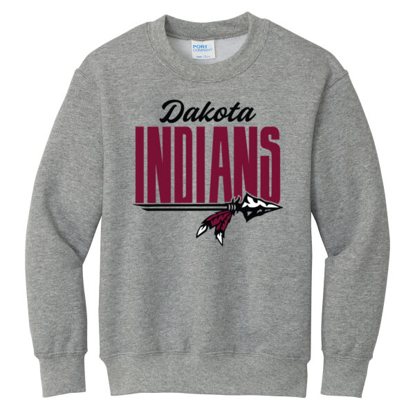 Dakota Back to School 2026 Logo 1 - Youth Core Fleece Crewneck Sweatshirt Thumbnail