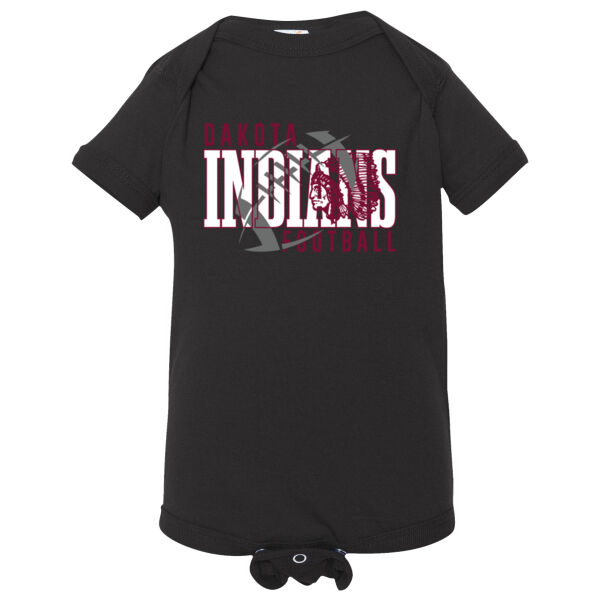 Indians Football 2026 Logo 1 - Infant Fine Jersey Bodysuit Thumbnail