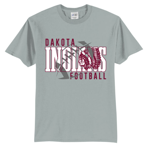 Indians Football 2026 Logo 1 - Tall Core Blend Tee Thumbnail