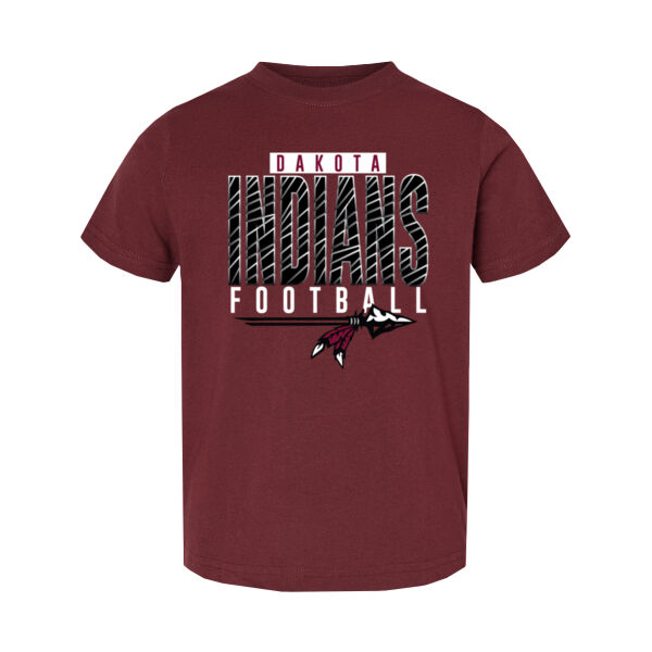 Indians Football 2026 Logo 2 - Toddler Fine Jersey Tee Thumbnail