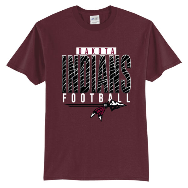 Indians Football 2026 Logo 2 - Tall Core Blend Tee Thumbnail