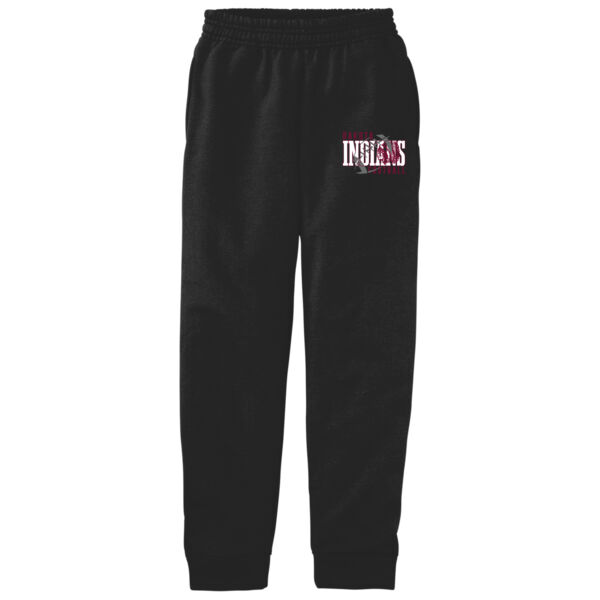 Indians Football 2026 Logo 1 - Youth Core Fleece Jogger Thumbnail